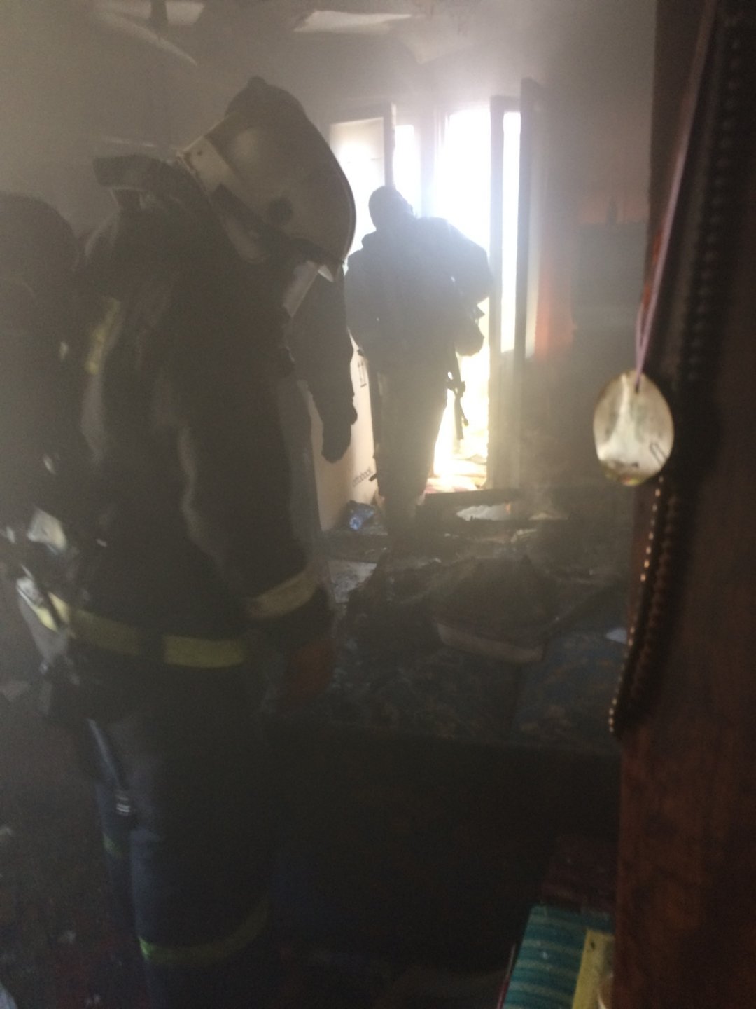 Пожарно-спасательные подразделения ликвидировали пожар в Беломорском районе.